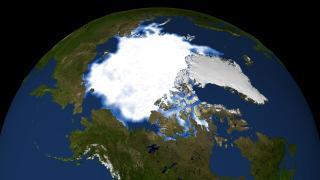 Arctic sea ice decline 14 Sep