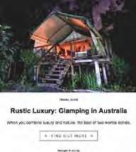 Luxury Tented Cabins in an Adventure Park in Byron Bay These luxury tented cabins are located in Byron Bay and offer everything glampers could wish for during a vacation.