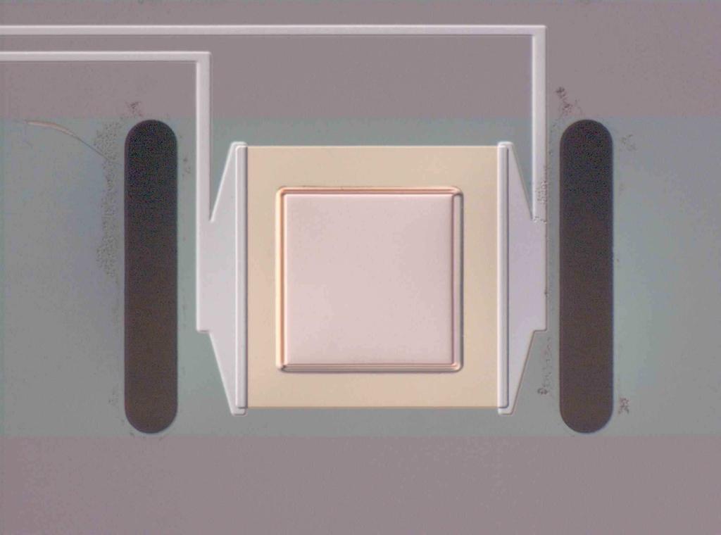 2 Fig. 1 (Color online) Left: picture of the sensor. Right: R-T profile taken with small current. temperature.