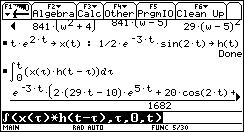 F( s) ACA 99 Session : Computer Algebra meets Education F I HG K J F H G I K J 1 1 1 ( s ) s 6s 13 ( s ) ( s 3) 4 c h t 1 3t te e sin t where * means the convolution of signals.
