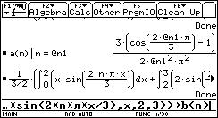 FIGURE 13 The TI knows that a number n is an integer if we use for eample the