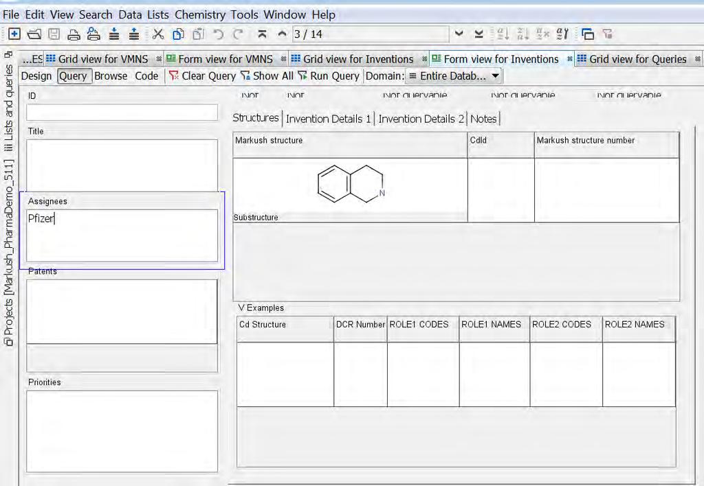 SEARCHING ON INSTANT JCHEM Enter search terms in boxes to search bibliographic or