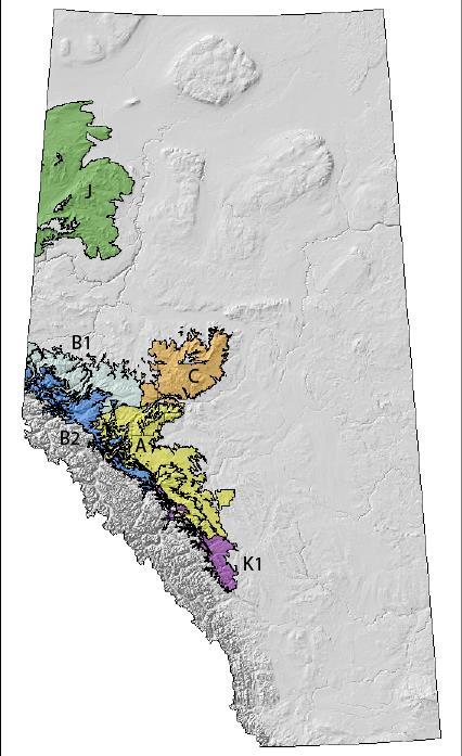 5.0 Projected climate shifts: Lodgepole Pine Control Parentage Program Regions Maps illustrating the shift in each of the six climate variables summarized in this report over each of the six