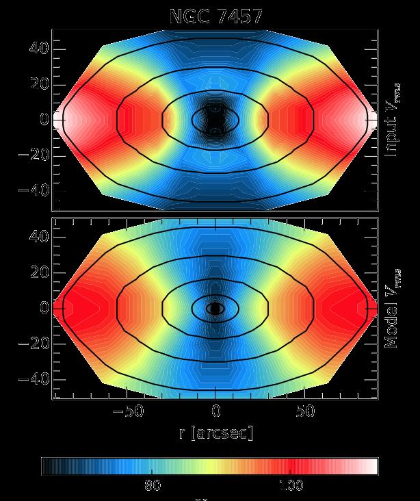 Preliminary JAM Vrms maps of four lenticular galaxies of the SLUGGS survey.