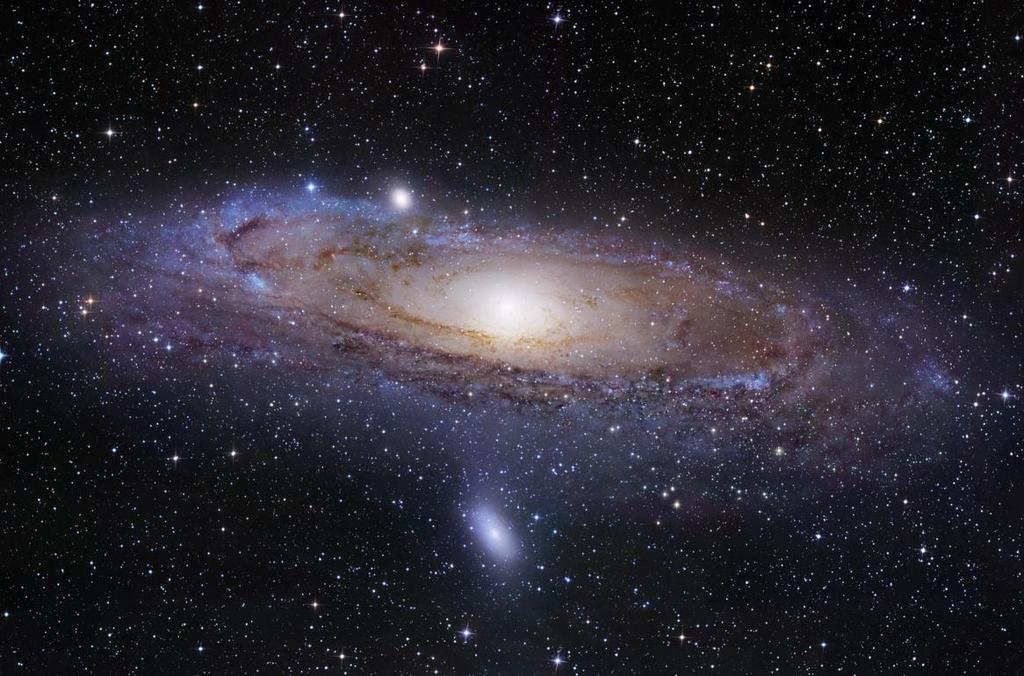 The Andromeda Galaxy M31 is 700 kiloparsecs away 2,282,000 light years Astronomers