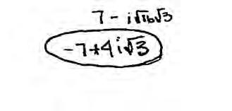 Question 30 30 State the conjugate of 7 48 expressed in simplest a bi form.