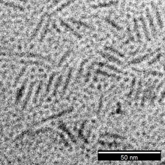Figure S5. TEM images and size histograms of nanocrystals of different type and structure: QDs1 (a), QDs2 (b), QDs3 (c), QDs4 (d), QDs5 (e), QDs6 (f), QDs7 (g), NRs1 (h).
