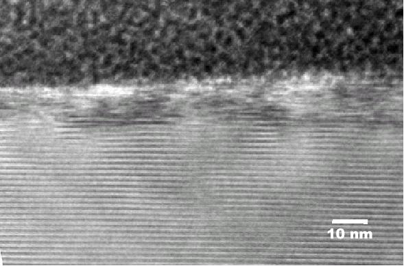 A carbon rich layer on the SiC surface is formed at high temperature 2.
