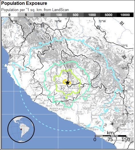 Earthquake Activity International M 6.9 Peru (downgraded from M7.