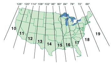 UTM Zones in USA