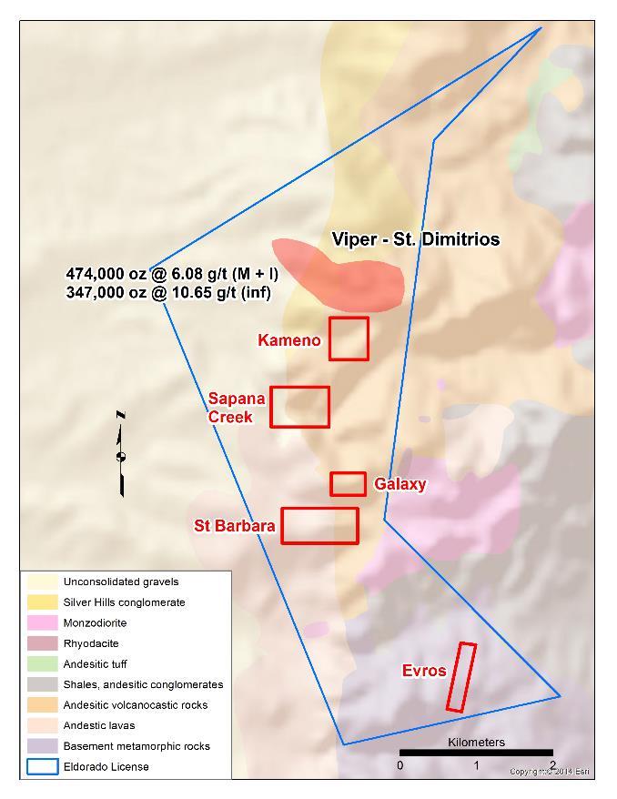 Sapes, Greece High-grade epithermal gold with strong growth potential High-grade