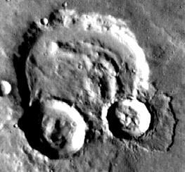 have smooth floor (partially filled in with material or sediment) Middle-aged craters