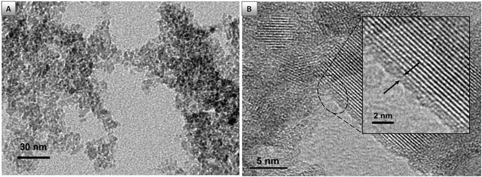 Slika 61. Difraktogrami čistog polianilina i PANI/TiO 2 nanokompozita. TEM TEM mikrografija nanokompozitnog uzorka TP 100 na različitim uvećanjima prikazana je na Slici 62. Slika 62.