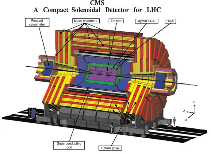 3.1 Requirement Figure 3.2: Structure of the CMS detector. [5] 3.1 Requirement ATLAS and CMS are both designed to measure the collisions at the LHC as efficient and as precise as possible.