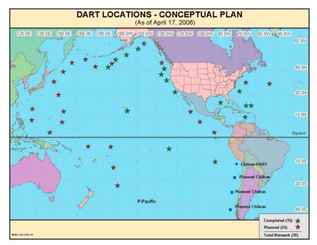 Tsunami Warning Systems Information tracking NOAA Deep-ocean