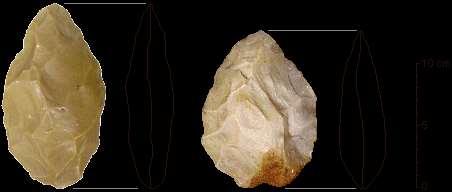 Bifaces, stone tools worked on both sides Flatter with straighter, sharper sides than Oldowan tools More efficient tool Basic Acheulian