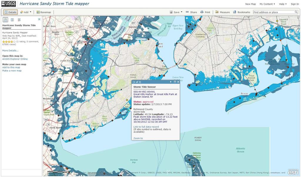 Research Capabilities: storm tide monitoring