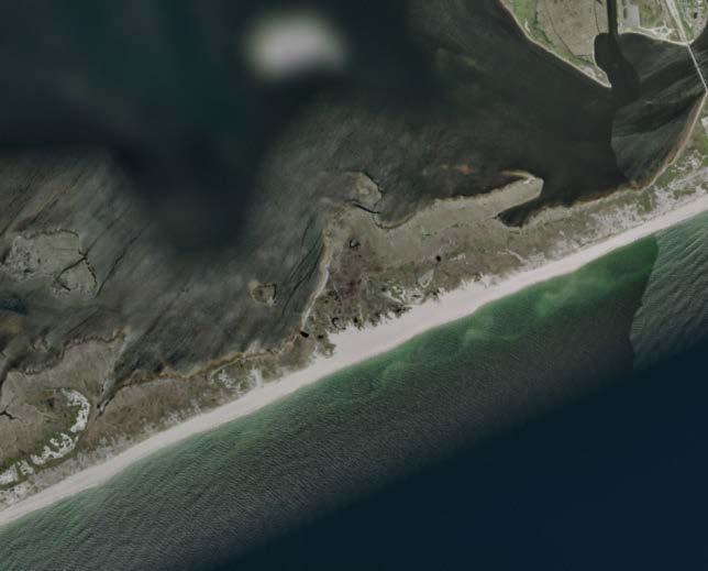 inundation at this location on Fire Island.