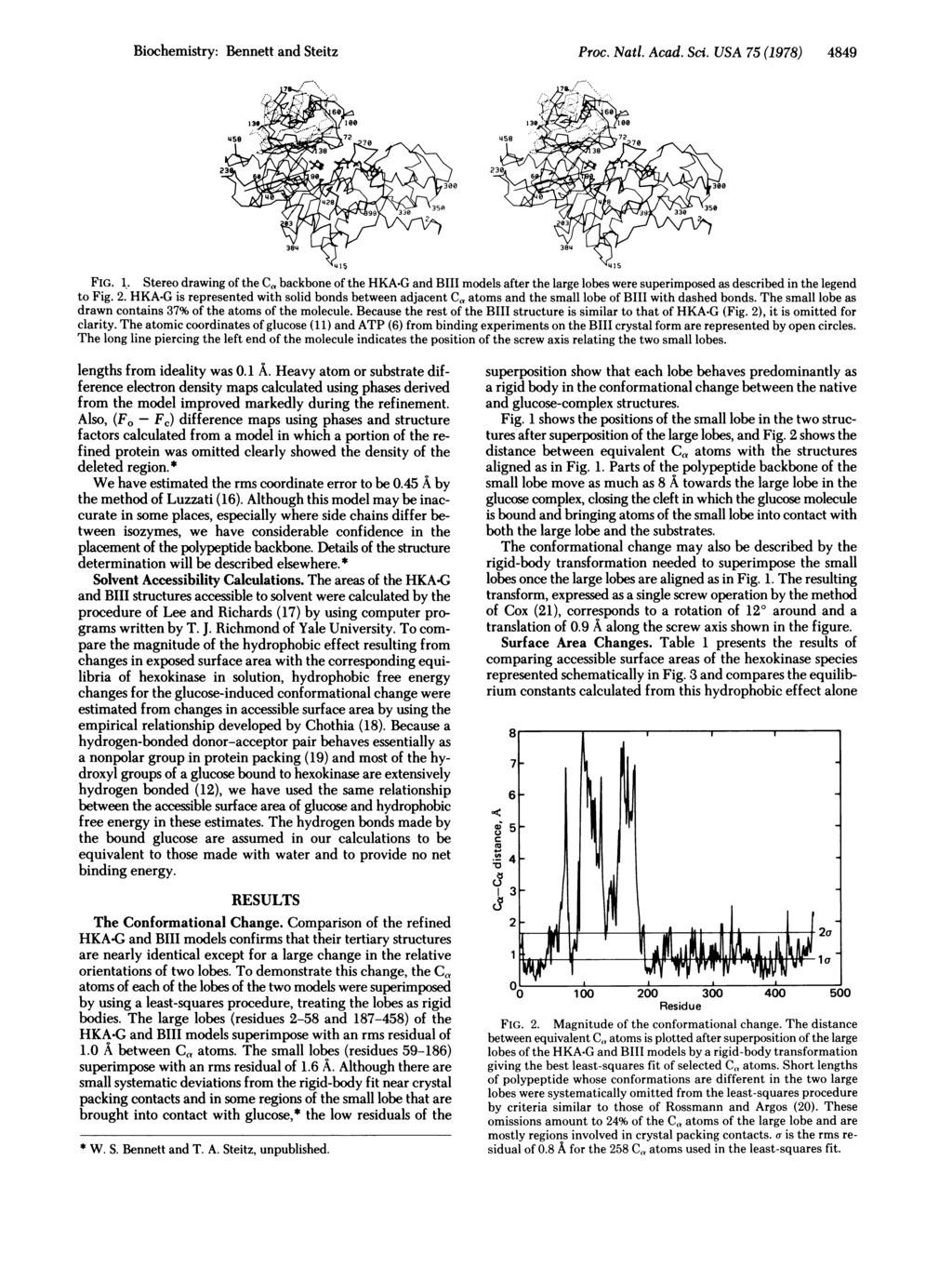 Biochemistry: Bennett and Steitz Proc. Natl. Acad. Sci. USA 75 (1978) 4849 FIG. 1.
