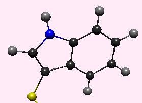 5 Å or sin / = 1 Å 1 Residual peaks on covalent bonds 2 (indol 3
