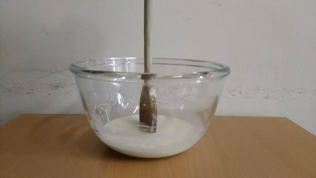 Shear Thickening Stirring A spoon stirring a cornflour water mixture gets stuck Modelled using flow past a sphere [2] Figure: