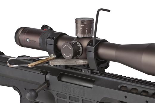 Eye Relief and Reticle Alignment Sighting in the Rifle Before the final tightening of the scope ring screws, adjust for Bore Sighting maximum eye relief to avoid injury from recoil.