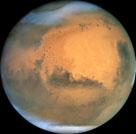 Mars very thin atmosphere the surface pressure is about 6 mbar surface temperature varies from 170 K to 290 K transparent to all solar radiation no confirmed detection of any organic species chemical