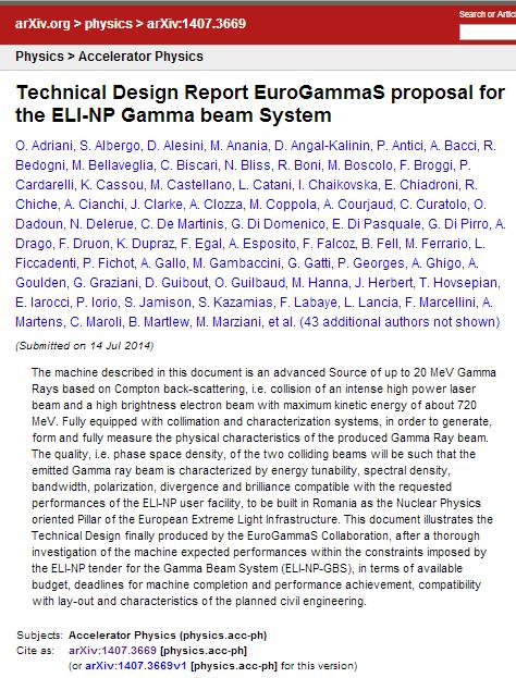 gamma-ray source: Italy: INFN,Sapienza France: IN2P3, Univ.