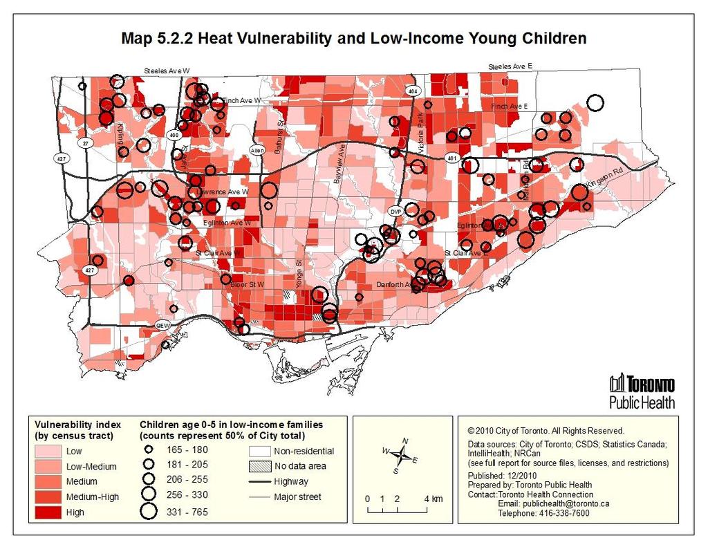 Issue: Purpose of index/map Toronto Public Health (2011) Implementation