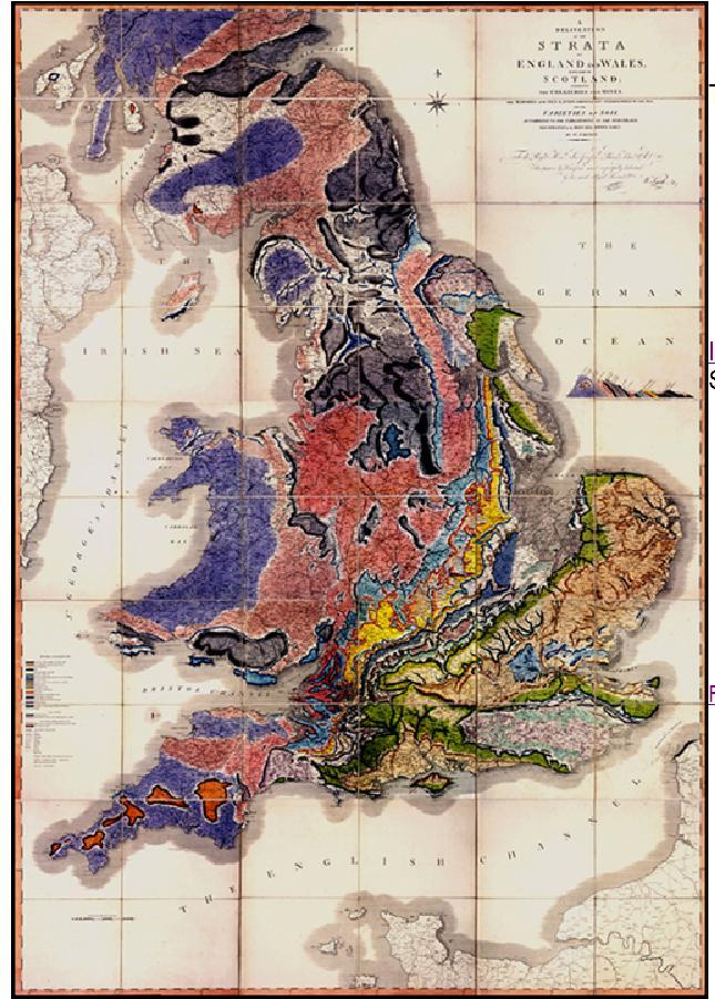 Smith ;F:;< geological map of Britain