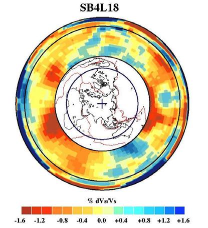 large amplitude velocity anomalies in the upper mantle that correlate with surface tectonics moderately large amplitude anomalies in the lowermost mantle small-amplitude but significant anomalies in