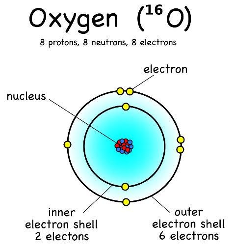 (+) (-) Atoms consist of a nucleus, of