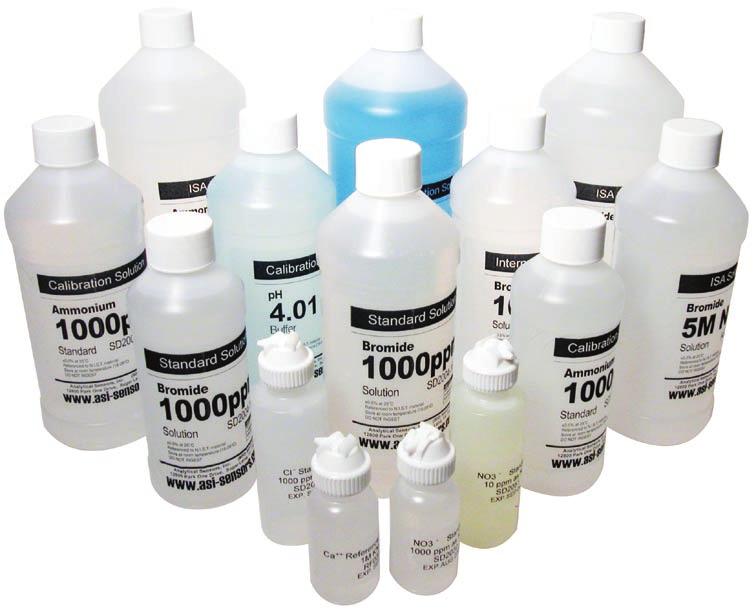 Calibration Solutions ASI offers buffers, reagents, standards, filling solutions, ionic strength adjusters and many more high quality solutions.