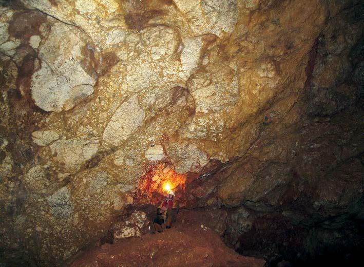 Foto: L. Gagyi Fig. 5. Phreatically modelled north-west wall of Stratený Dome, Drienovská Cave, evolution level I.