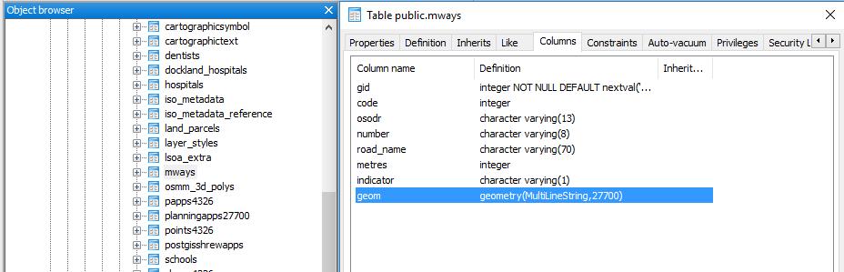 shp -nln mytable ogr2ogr -append -f "PostgreSQL" PG:"host=localhost port=5432 user='postgres' password='postgres' dbname='dynamicmaps'" D:\Temp\mways.