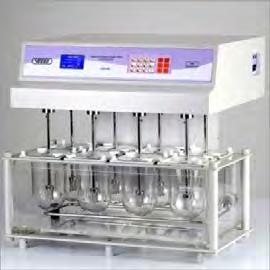 Brzina rastvaranja lekovite supstance iz lekovitog oblika (Dissolution test) Za izvođenje ovog testa korišćena je aparatura za test rastvorljivosti (tip USP I), Erweka DT700LH, Nemačka.