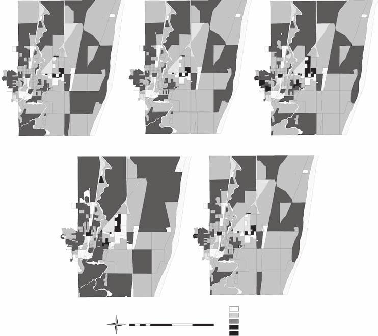 Population estimation using remote sensing 5683 (a) (b) (c) N 0 (d) 500 1000 2000 3000 4000 m Person Per Household 4 and above Figure 4.