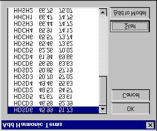 36 TPoint for Windows Figure 15 Add Harmonic Terms dialog box.