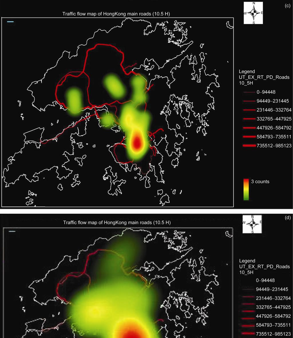 516 Dong W H, et al. Sci China Earth Sci March (2014) Vol.57 No.3 (Continued) Figure 1 Eye tracking data for the HongKong traffic flow map at 10:30 AM of the day.