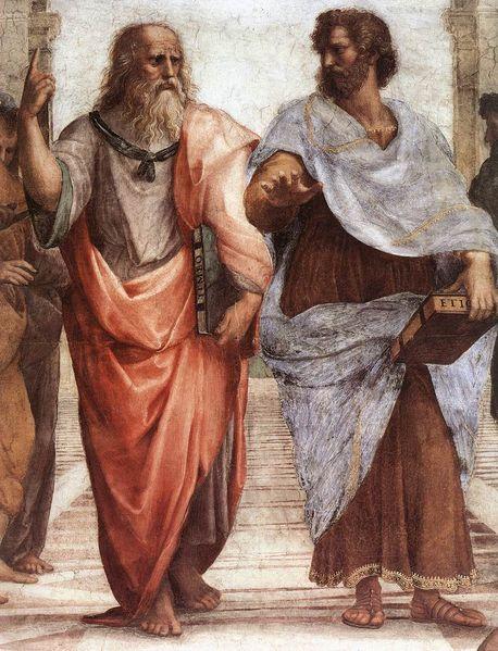 Scientific Ways of Knowing Plato Pointing upward, indicating that knowledge comes from pure thought, emphasizing theoretical models and a deductive approach.