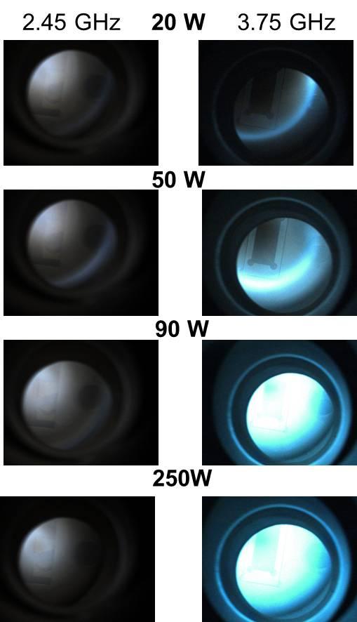5.5 Plasma imaging in optical and X rays domain 163 Figure 5.5.1: Images of the plasma at f = 2.