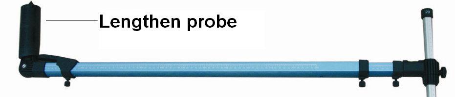 Chapter Five: How to use probes and tapers I. 8~28mm Probe. i. How to read the horizontal distance: just read the Main rule. ii.