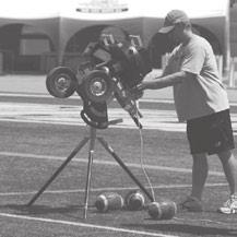 1. Sports A baseball coach uses a pitching machine to simulate pop flies during practice. The quadratic function ƒ () = -1 + 7 + 1 models the height in feet of the baseball after seconds.