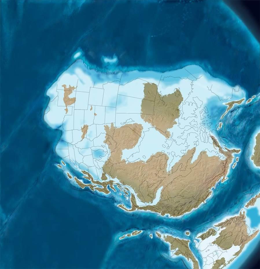 Distribution of Upper Ordovician Hydrocarbon Source Rocks in North America