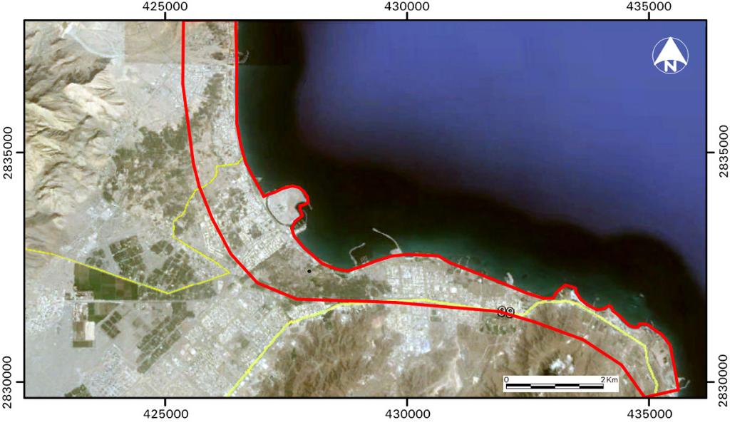 Fig. 1. Map show the Diba Oman and Diba Al Emirates coastal areas along the Sea of Oman.