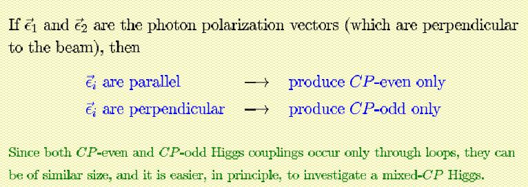 Linear polarized beams (H (A A.F,.