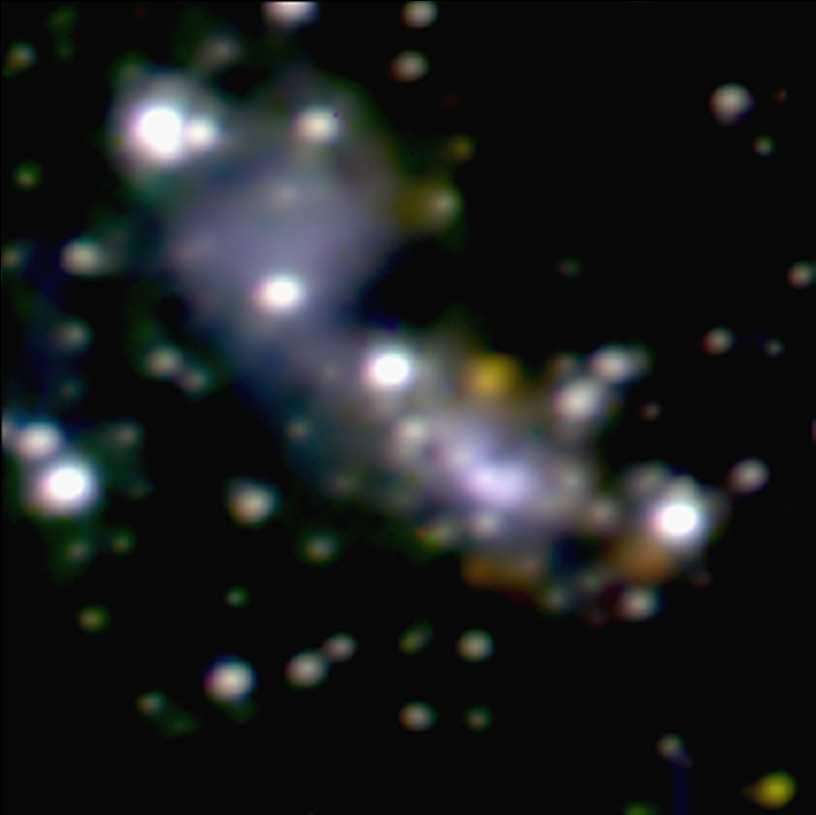 G5.89+.39 Narrow Bands 1 C B -1 A - -3 3 1-1 - REFERENCE POS. R.A. 17 h 57 m 6 ṣ 76 DEC o 3 56."7 (195) Figure 3: Colour coded image of G5.89 taken in three narrow band lters.