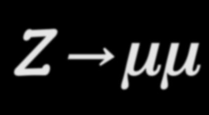 Z µµ! Single muon trigger: p T > GeV/c 2 reconstructed muons» p T > 2 GeV/c» 2. < η < 4.