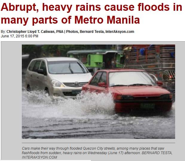 PAGASA s top three hazards that can be