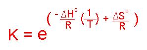 To calculate K at any temperature for a reaction if you know K at another temperature. 11.